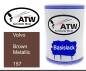 Preview: Volvo, Brown Metallic, 157: 500ml Lackdose, von ATW Autoteile West.